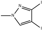 1H-Pyrazole, 3,4-diiodo-1-methyl- 구조식 이미지