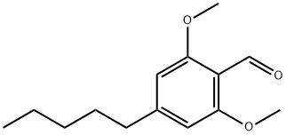 Benzaldehyde, 2,6-dimethoxy-4-pentyl- Structure