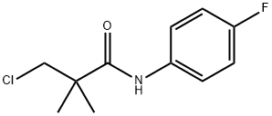 Propanamide, 3-chloro-N-(4-fluorophenyl)-2,2-dimethyl- Structure