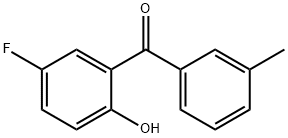 (5-Fluoro-2-hydroxyphenyl)(3-methylphenyl)methanone Structure