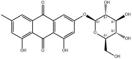 Emodin 6-O-β-D-glucoside Structure