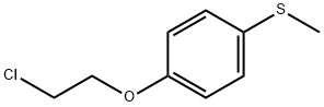 1-(2-chloroethoxy)-4-(methylsulfanyl)benzene 구조식 이미지