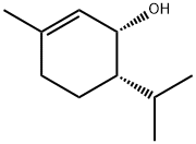 2-Cyclohexen-1-ol, 3-methyl-6-(1-methylethyl)-, (1R,6S)- 구조식 이미지
