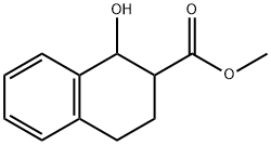 2-Naphthalenecarboxylic acid, 1,2,3,4-tetrahydro-1-hydroxy-, methyl ester Structure