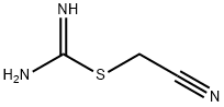 Carbamimidothioic acid, cyanomethyl ester Structure