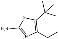 2-Thiazolamine, 5-(1,1-dimethylethyl)-4-ethyl- 구조식 이미지