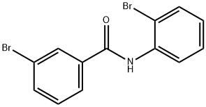 Benzamide, 3-bromo-N-(2-bromophenyl)- Structure