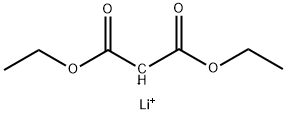 Propanedioic acid, diethyl ester, ion(1-), lithium (9CI) 구조식 이미지
