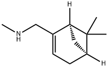 Bicyclo[3.1.1]hept-2-ene-2-methanamine, N,6,6-trimethyl-, (1R,5S)- Structure