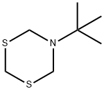 5-tert-Butyl-1,3,5-dithiazinane 구조식 이미지