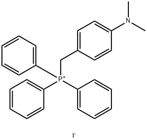 Phosphonium, [[4-(dimethylamino)phenyl]methyl]triphenyl-, iodide (1:1) 구조식 이미지