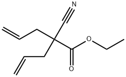 ethyl 2-cyano-2-(prop-2-en-1-yl)pent-4-enoate Structure