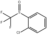 Benzene, 1-chloro-2-[(trifluoromethyl)sulfinyl]- Structure