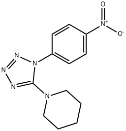 1-[1-(4-nitrophenyl)-1{H}-tetrazol-5-yl]piperidine Structure