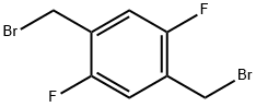 1,4-bis(bromomethyl)-2,5-difluorobenzene 구조식 이미지