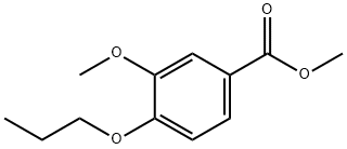 Benzoic acid, 3-methoxy-4-propoxy-, methyl ester Structure