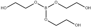 1,2-Ethanediol, 1,1',1''-triester with boric acid (H3BO3) 구조식 이미지