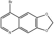 1,3-Dioxolo[4,5-g]quinoline, 8-bromo- Structure