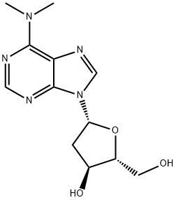 2'-Deoxy-N6,N6-dimethyladenosine 구조식 이미지