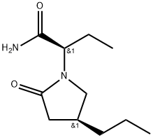 Brivaracetam (alfaR, 4S)-Isomer 구조식 이미지
