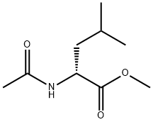 D-Leucine, N-acetyl-, methyl ester Structure