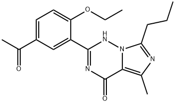 2-(5-Acetyl-2-ethoxyphenyl)-5-methyl-7-propyl-imidazo[5,1-f][1,2,4]triazin-4(1H)-one Structure