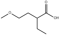 Butanoic acid, 2-ethyl-4-methoxy- Structure