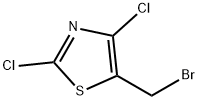 Thiazole, 5-(bromomethyl)-2,4-dichloro- Structure