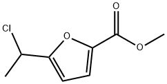 2-Furancarboxylic acid, 5-(1-chloroethyl)-, methyl ester 구조식 이미지