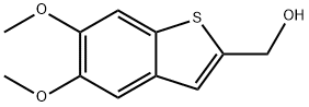 Benzo[b]thiophene-2-methanol, 5,6-dimethoxy- 구조식 이미지