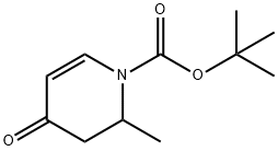 1(2H)-Pyridinecarboxylic acid, 3,4-dihydro-2-methyl-4-oxo-, 1,1-dimethylethyl ester Structure