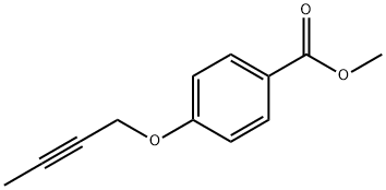 Benzoic acid, 4-(2-butyn-1-yloxy)-, methyl ester Structure