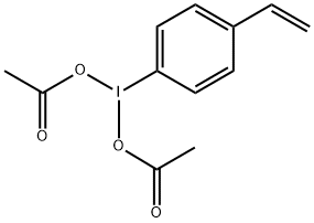 POLYSTYRENE IODOSOACETATE Structure