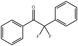 Ethanone, 2,2-difluoro-1,2-diphenyl- Structure