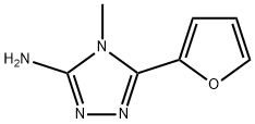 4H-1,2,4-Triazol-3-amine, 5-(2-furanyl)-4-methyl- Structure