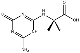 Alanine, N-(6-amino-1,4-dihydro-4-oxo-1,3,5-triazin-2-yl)-2-methyl- (9CI) Structure