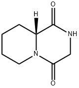 2H-Pyrido[1,2-a]pyrazine-1,4(3H,6H)-dione, tetrahydro-, (9aR)- Structure