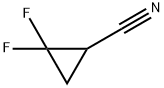 Cyclopropanecarbonitrile, 2,2-difluoro- 구조식 이미지