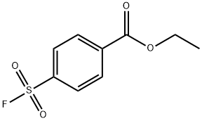 Benzoic acid, 4-(fluorosulfonyl)-, ethyl ester Structure