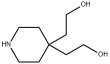 4,4-Piperidinediethanol Structure