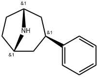 (3-exo)-3-Phenyl-8-azabicyclo[3.2.1]octane Structure