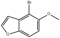 Benzofuran, 4-bromo-5-methoxy- Structure