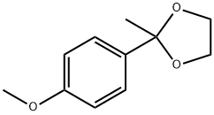 1,3-Dioxolane, 2-(4-methoxyphenyl)-2-methyl- 구조식 이미지