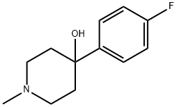 4-Piperidinol, 4-(4-fluorophenyl)-1-methyl- 구조식 이미지
