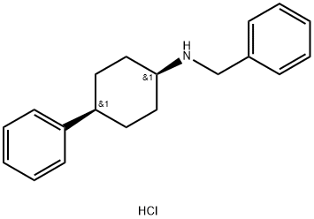 Cis-N-benzyl-4-phenylcyclohexan-1-amine hydrochloride Structure