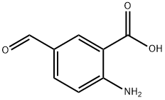 Benzoic acid, 2-amino-5-formyl- Structure