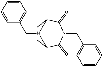 3,8-dibenzyl-3,8-diazabicyclo[3.2.1]octane-2,4-dione 구조식 이미지