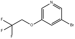 3-bromo-5-(2,2,2-trifluoroethoxy)pyridine Structure