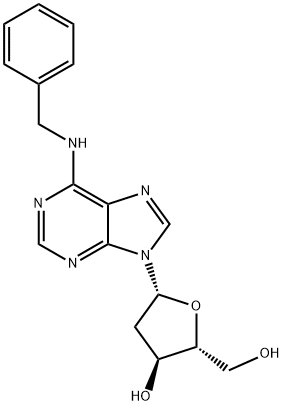 N6-Benzyl-2-deoxyadenosine 구조식 이미지