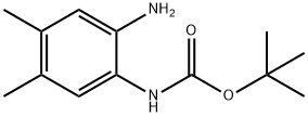 Carbamic acid, N-(2-amino-4,5-dimethylphenyl)-, 1,1-dimethylethyl ester Structure